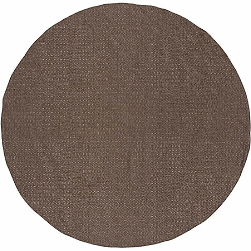 Venture Home Tapis en polyester et laine marron Julana Diamètre 200 cm.