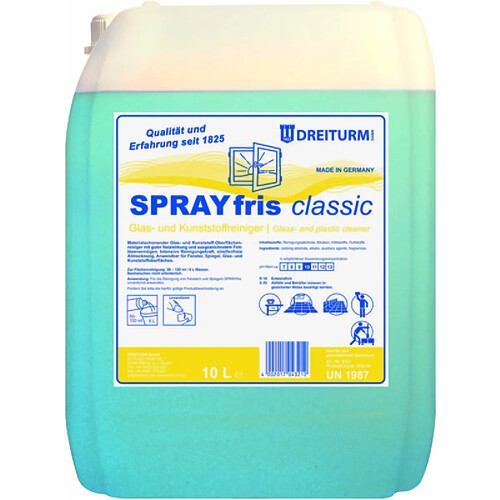 Drei Magier Spiele DREITURM Nettoyant pour surfaces en verre SPRAYFRIS classic, ()