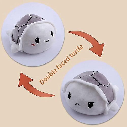 Universal (Gris) Cadeaux à double face jouet en peluche en peluche