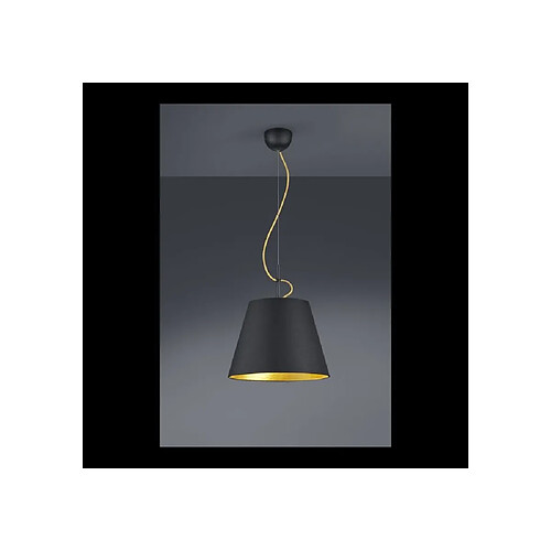 Boutica-Design Suspension Andreus Noir Mat 1x60W E27