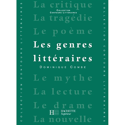 Les Genres littéraires · Occasion