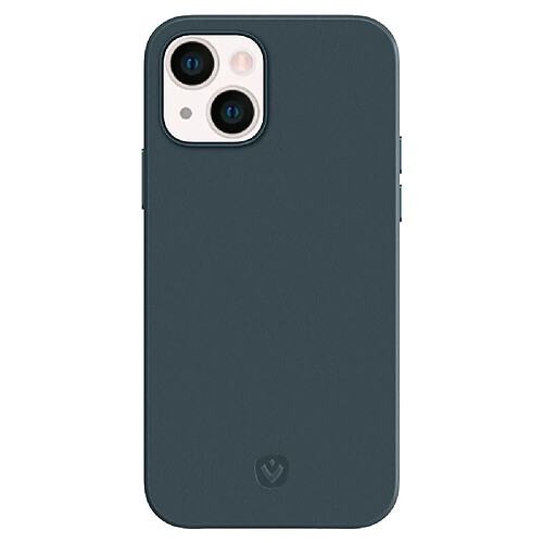 Valenta Coque pour iPhone 13 SNAP LUXE CUIR Bleu