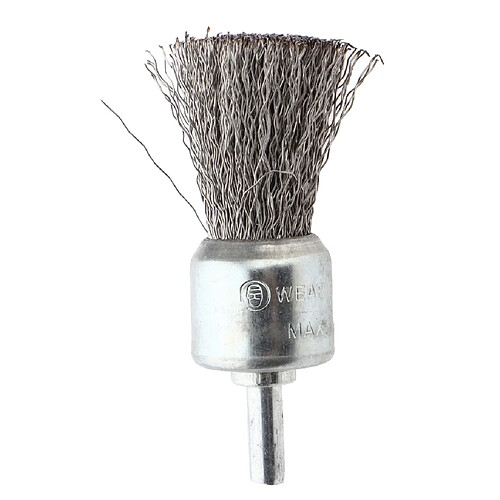 Forme de stylo en acier inoxydable Brosse à sertir à sertir tige de 6mm, 6 x 25mm 0,3