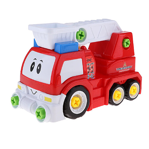 démontez les jouets voiture camion pour 3 4 5 ans garçons filles, bricolage jouets camion de pompiers