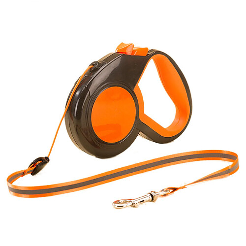 Universal Laisse rétractable pour chien Ruban réflecteur pour chien Velours Nylon Prolongation Chiot Marche Guide pour chien Corde de remorquage Laisse