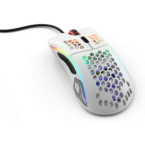 Universal Modèle glorieux D- (moins) souris de jeu légère, blanc mat (GLO-MS-DM-MW)