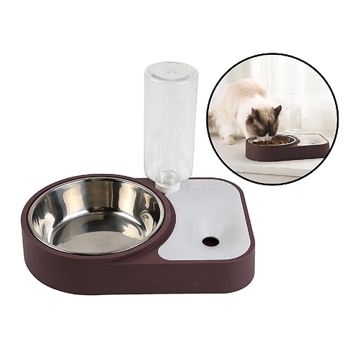 Bols Pour Chiens Et Chats Ensemble De Bols D'eau Et De Nourriture Pour Animaux De Compagnie Bouteille D'eau Automatique Rose