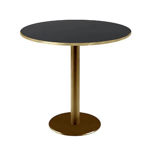 Restootab Table Ø70cm Rome bistrot noire