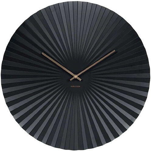 Horloge en métal Sensu Ø 50 cm Noir - Karlsson