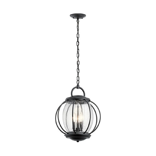 Elstead Lighting Lampe sur pied extérieur Vandalia Acier Noir