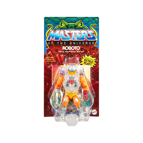 Mattel Les Maîtres de l'Univers Origins - Figurine Roboto 14 cm