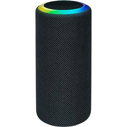 PARTY Enceinte Bluetooth 5.1 IPX6 30W avec Effets Lumineux et Dragonne Noir