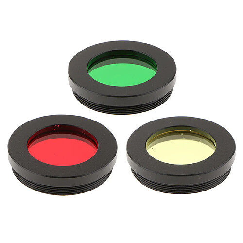 3pcs 1.25 "Kit de Filtre Couleur pour Télescopes D'astronomie Oculaire