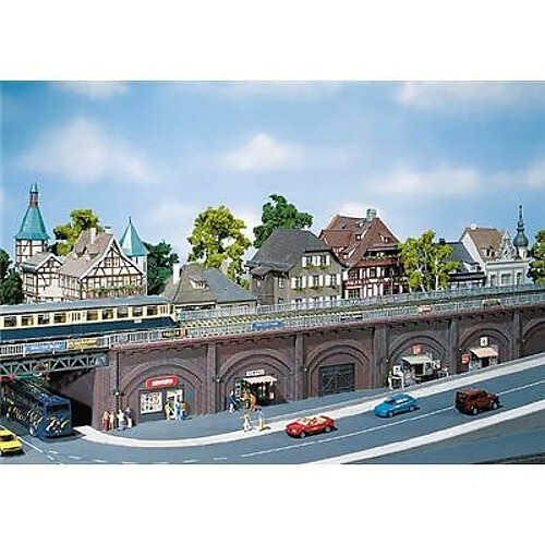 Faller 272577 Arcades with Shops 2/N Scale Scenery and Accessories