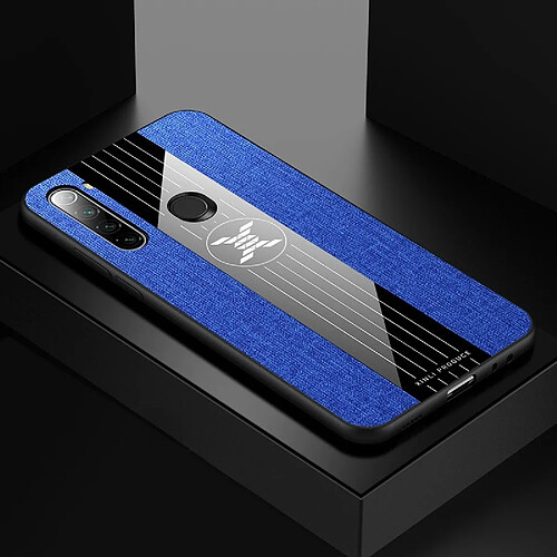 Wewoo Coque Souple Pour Xiaomi Redmi Note 8 XINLI étui de protection en TPU antichoc Texture Bleu