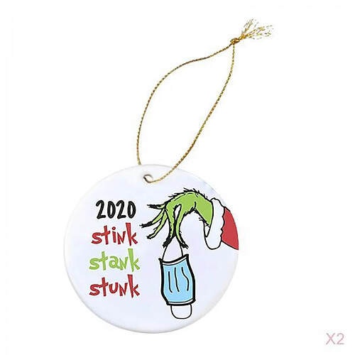 2 / 4pcs Stink Stank Stunk Ornement Grinch Main Cadeau Décoratif De Noël 2pcs