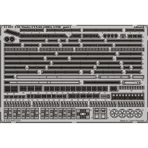 USS Nimitz CVN-68 (2005) for Trumpeter - 1:700e - Eduard Accessories