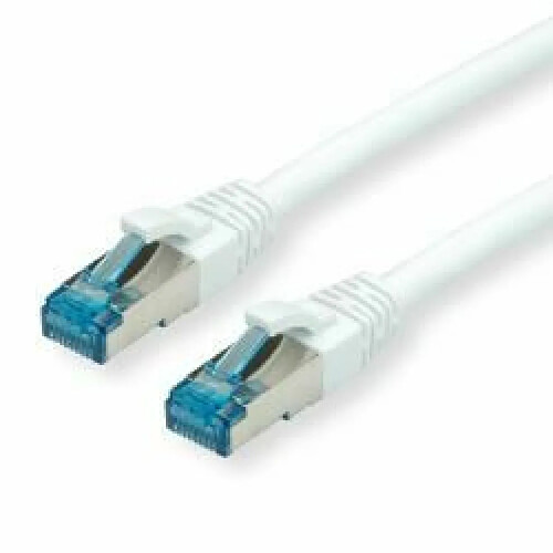 Value 7m S/FTP Cat.6a câble de réseau Cat6a S/FTP (S-STP) Blanc (VALUE S/FTP Patch Cord Cat6a. White. 7m)