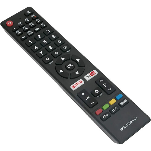 SANAG Gcbltv6Ea-C4 Telecommande De Remplacement-Gcbltv6Ea C4 Telecommande Pour Chiq Tvs U50G6 U55G6 U55G7 U65G6 U70G8 U75G8 Remote Controller Avec Netflix & Youtube