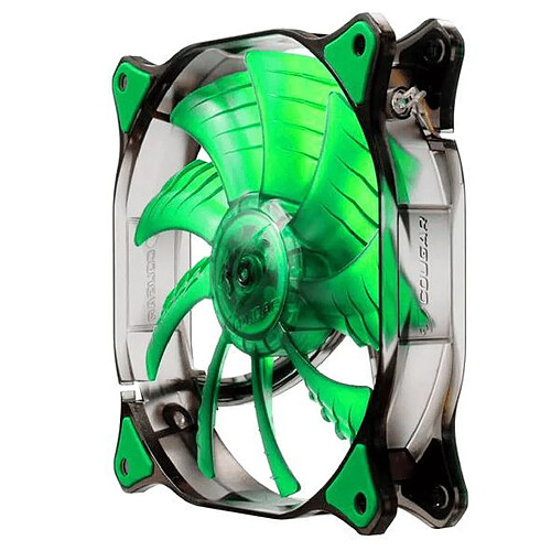 Cougar Ventilateur LED - D12HB-G, LED vertes- 120mm