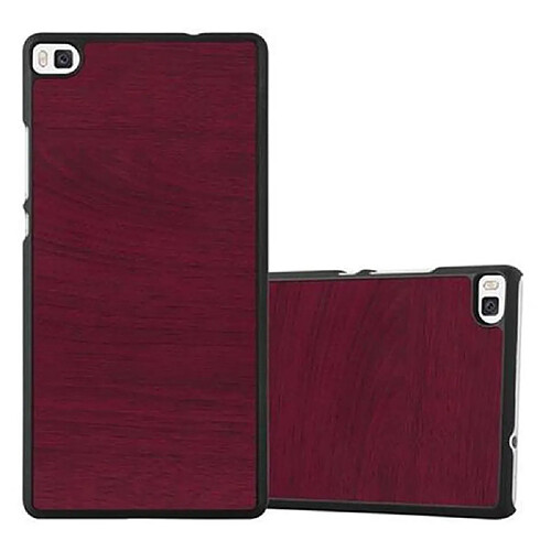 Cadorabo Coque Huawei P8 Etui en Rouge