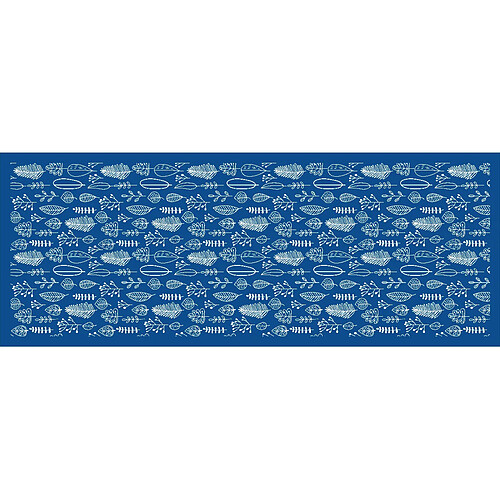 Alter Tapis de cuisine, 100% Made in Italy, Tapis antitache avec impression numérique, Tapis antidérapant et lavable, Modèle Blaine, 140x52 cm