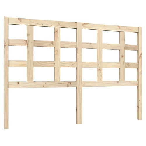 Maison Chic Tête de lit moderne pour chambre - Décoration de lit 140,5x4x100 cm Bois massif de pin -MN82834