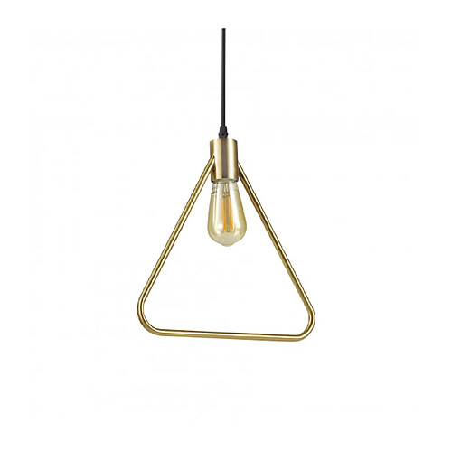 Ideal Lux Suspension design Abc Métal Laiton antique 1 ampoule 47cm