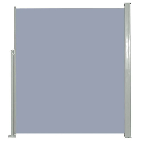 Maison Chic Auvent latéral rétractable de balcon | Store extérieur | Auvent solaire de patio 160 x 300 cm Gris -GKD92920