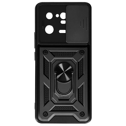 Avizar Coque pour Xiaomi 13 Pro avec Cache caméra et Bague Support Vidéo Noir