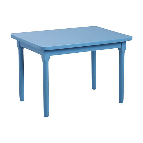 Aubry Gaspard Table enfant en hêtre bleu.