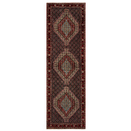 Vidal Tapis de couloir en laine 290x91 rouge Ardabil