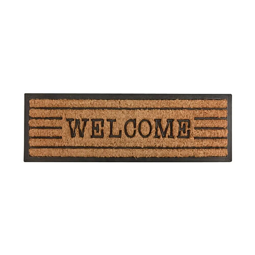 Esschert Design Tapis en fibres de coco inscription Welcome.