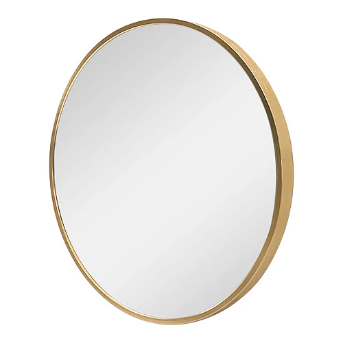 Miroir mural Modugno rond diamètre 40 cm doré [en.casa]