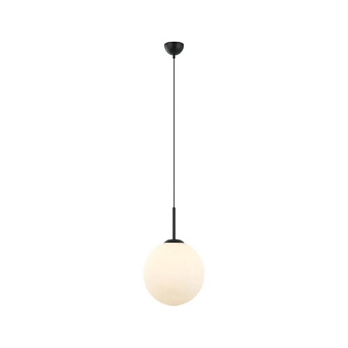 Luminaire Center Suspension Deore Verre,Acier Blanc, Noir