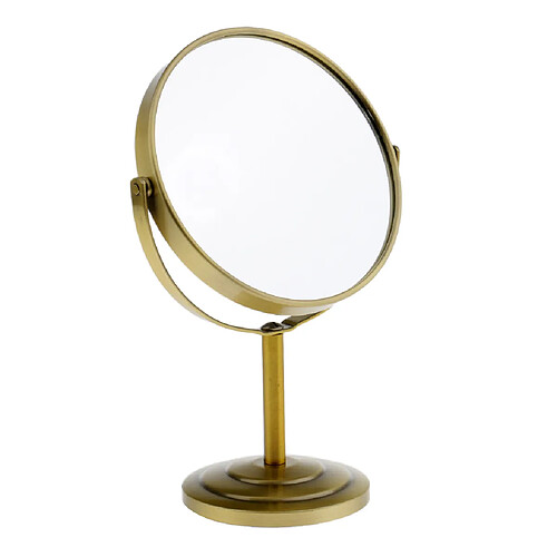 miroir cosmétique de maquillage double face miroir de table normal grossissant