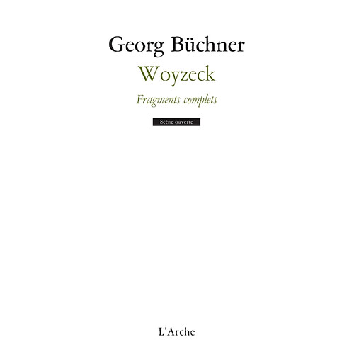 Woyzeck : fragments complets · Occasion