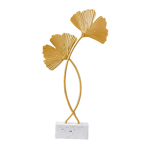 Figurine De Feuille De Fer Sculpture En Or Statue Ornement Figure Cadeaux Style2 Court