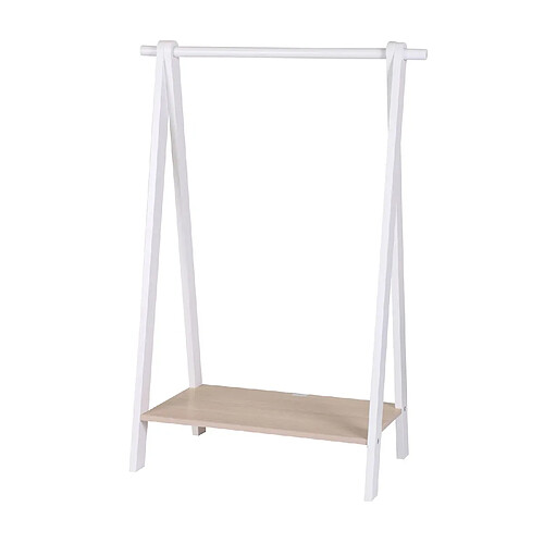 Toilinux Penderie Dream pour enfant - H. 100 cm. - Bois et Blanc