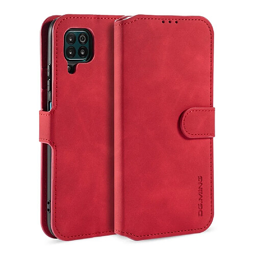 Etui en PU style rétro avec support rouge pour votre Huawei P40 Lite/Nova 7i/Nova 6 SE