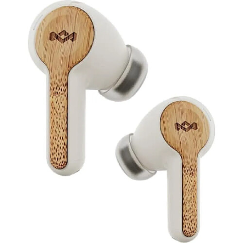 House Of Marley Rebel Écouteur Bluetooth Sans Fil Rechargeable et Contrôle Tactile Crème