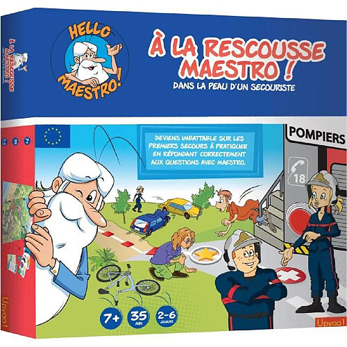 Madrix HELLO MAESTRO - A la rescousse - Dans la Peau d'un Secouriste - Jeu de plateau sur le secourisme