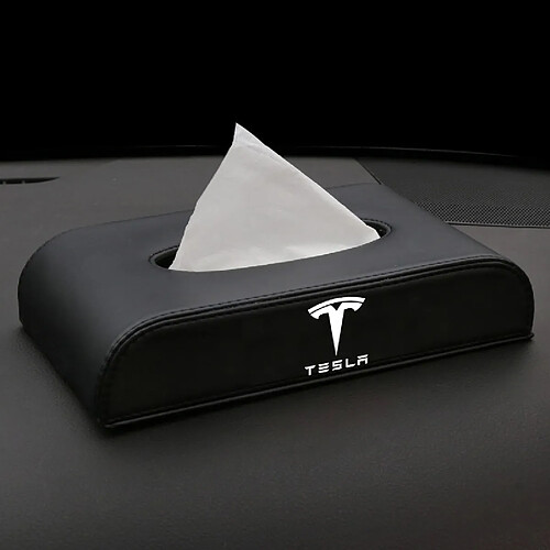 Universal Pour Tesla Model 3 Type Y Papier Boîte à tissus multifonctionnels Pièces de voiture Modèle 3 Intérieur | Boîte à mouchoirs