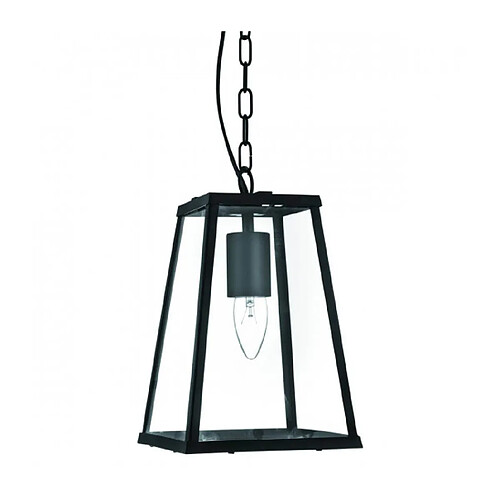 Searchlight Suspension 18 cm Voyager, noir, en verre