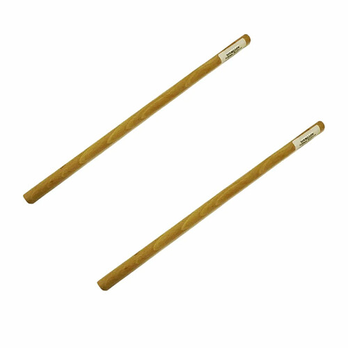 Graines Creatives 2 tourillons lisses en bois pour tissage mural 30 cm x Ø 12 mm