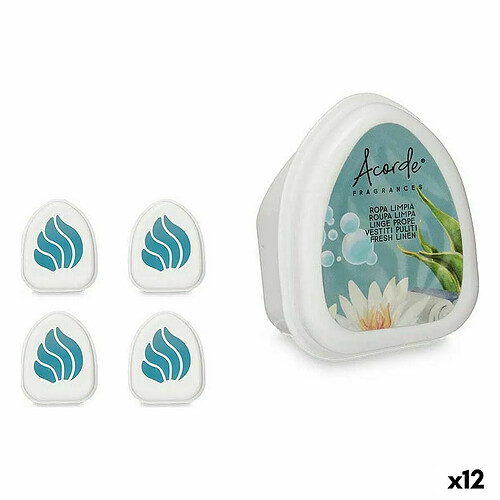 Acorde Set de désodorisants Vêtements propres 50 g (12 Unités)