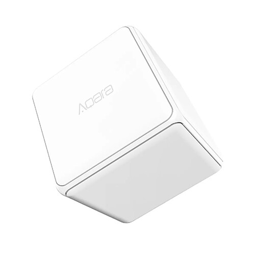 Wewoo Maison connectée APP Contrôleur Aqara Magic Cube Zigbee Version Six Actions contrôlées, besoin de travailler avec CA1001 Produit Blanc