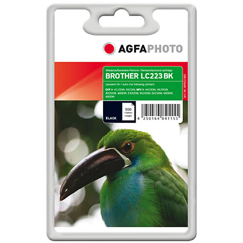 AgfaPhoto APB223BD cartouche d'encre Noir