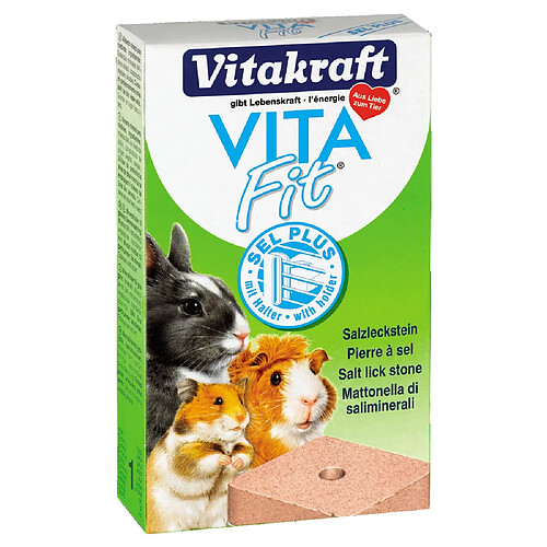 Bloc de Sel Vita Fit pour Rongeurs - Vitakraft