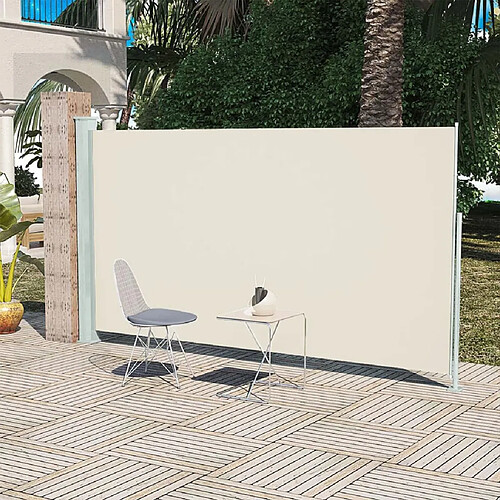 vidaXL Auvent latéral de patio 160x300 cm Couleur crème